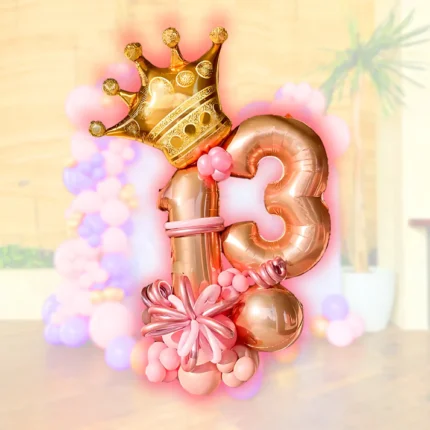 Happy 13th Birthday Balloon Bouquet